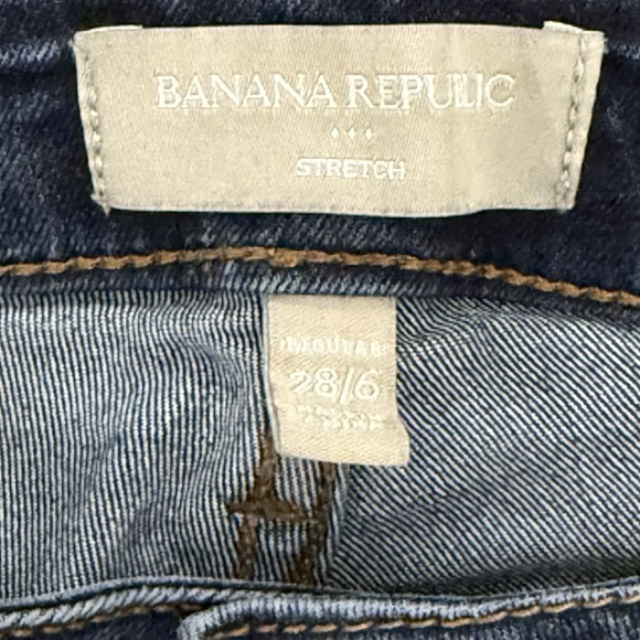 Banana Republic Denim Jeans Women‎ 28/6 Blue Cotton Bootcut 5-Pockets - Picture 4 of 7